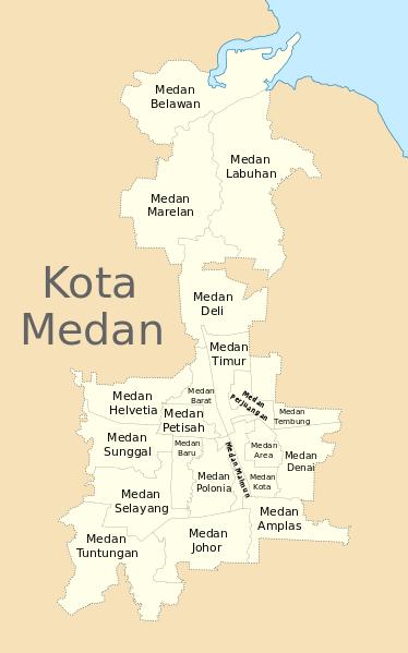 luas wilayah kota medan